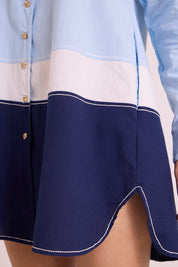Harbour Beach Blue Short Dress