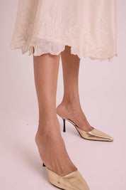 Murphy Broach Wrap Top & Duchess Skirt