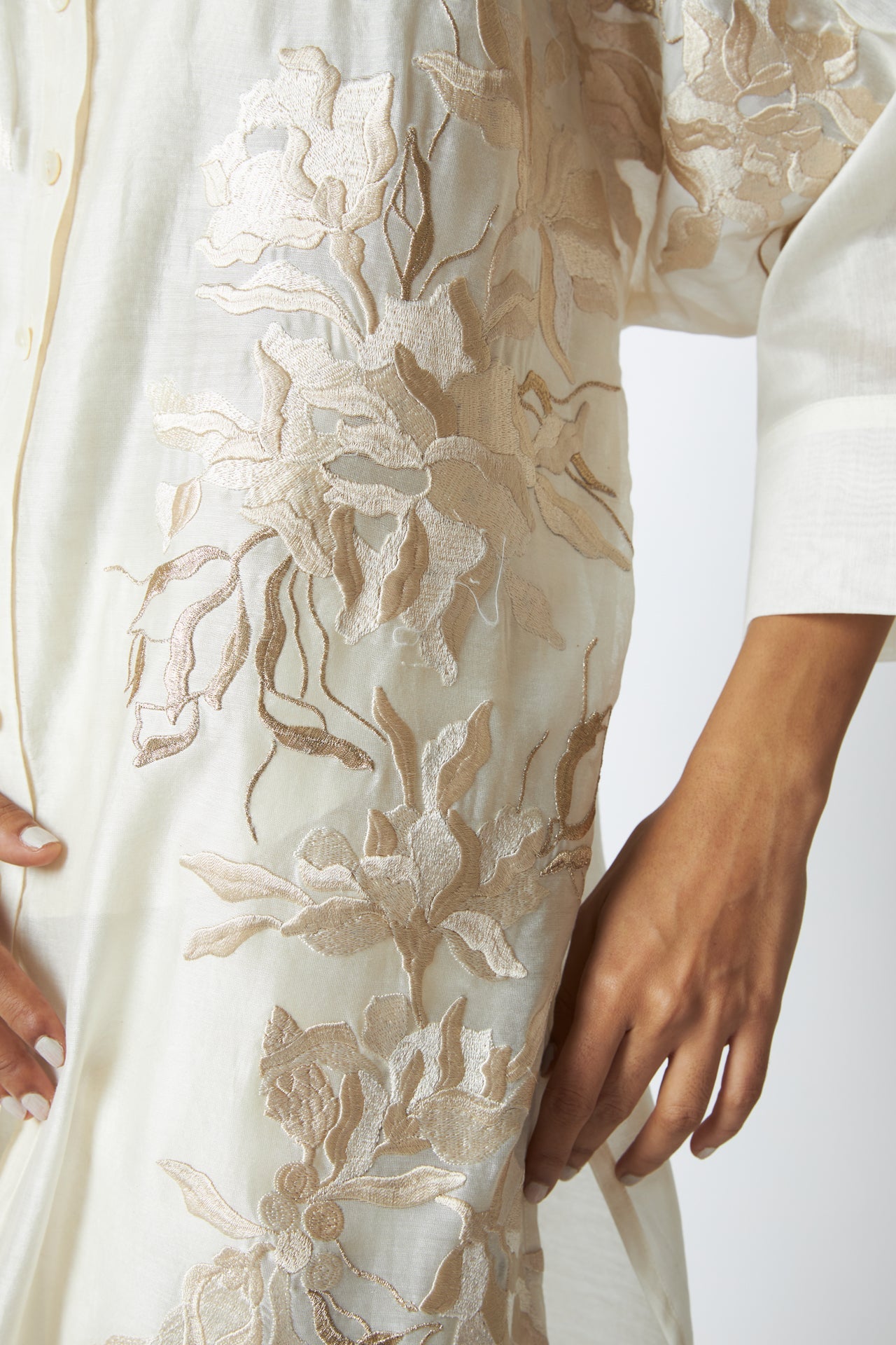 Ivory Yercad Easy Shirt Tunic & Pants