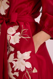 Sarla Apple Hem Midi Dress
