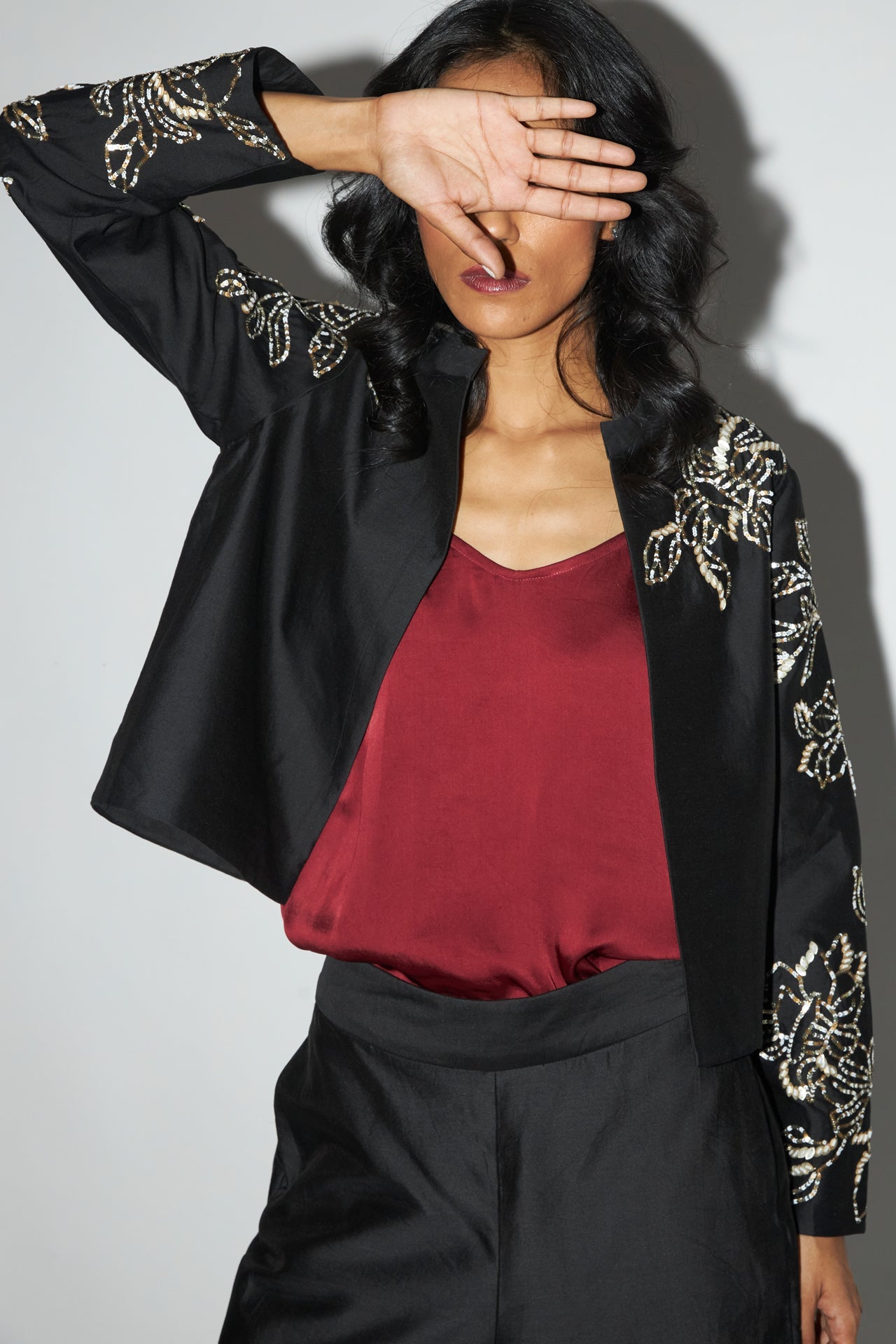 Teresa Sequin Short Jacket & Pant Set