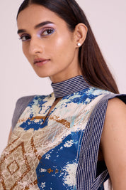 Niloy Drift Away Divided Skirt & Square Top