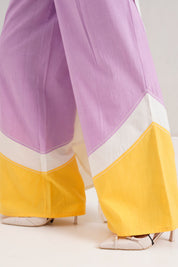 Rabi & Troop Criss Cross Top & Wave Hem Pants