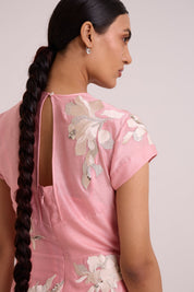 Lizzy Blush Pink Prism Long Dress