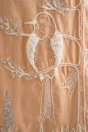 Latte Chase Midtown Midi Dress in Hand Embroidery