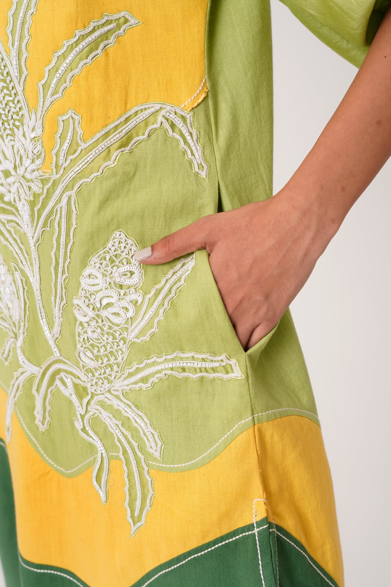 Multi Oaks Cornfield Midi Dress