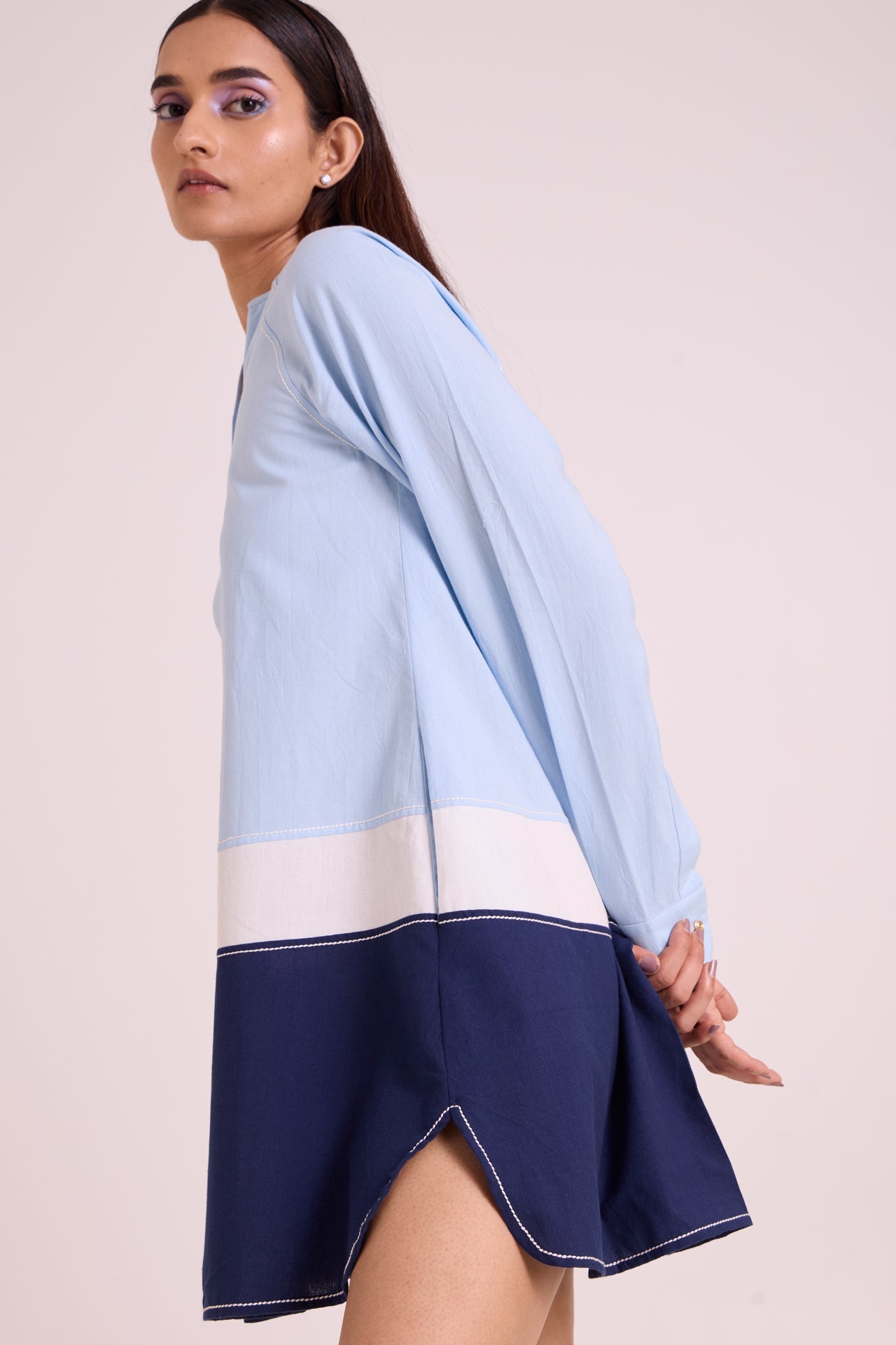Harbour Beach Blue Short Dress