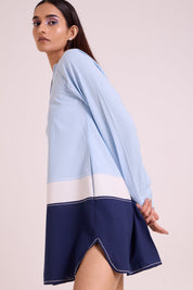 Harbour Beach Blue Short Dress