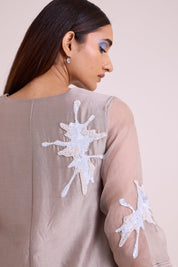 Gracie Graphite & Fern Tunic Dress