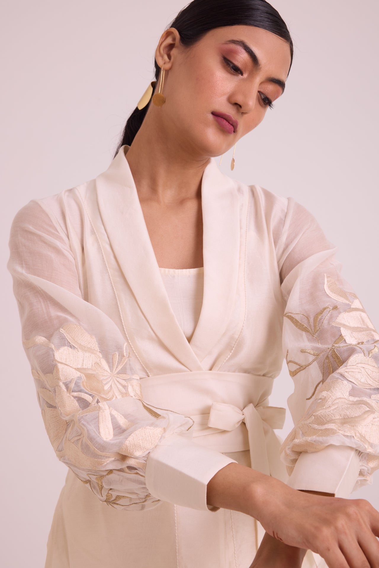 Reva Blazer Wrap Top & Wide Leg Pant