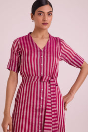Miramar Button Down Long Dress
