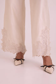 Farah Tendril Wrap Blazer & Cutwork Pants