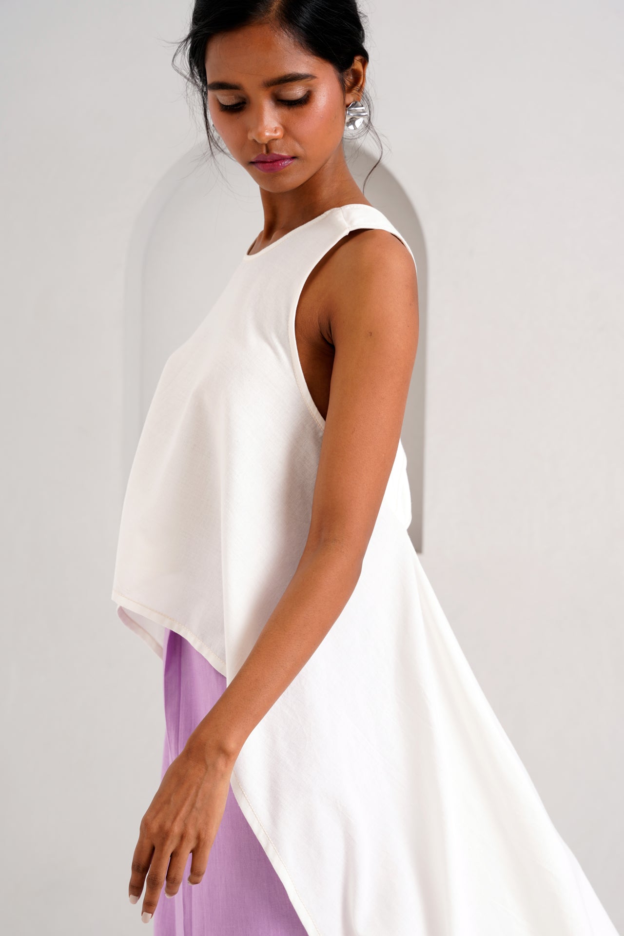 Rabi & Troop Criss Cross Top & Wave Hem Pants