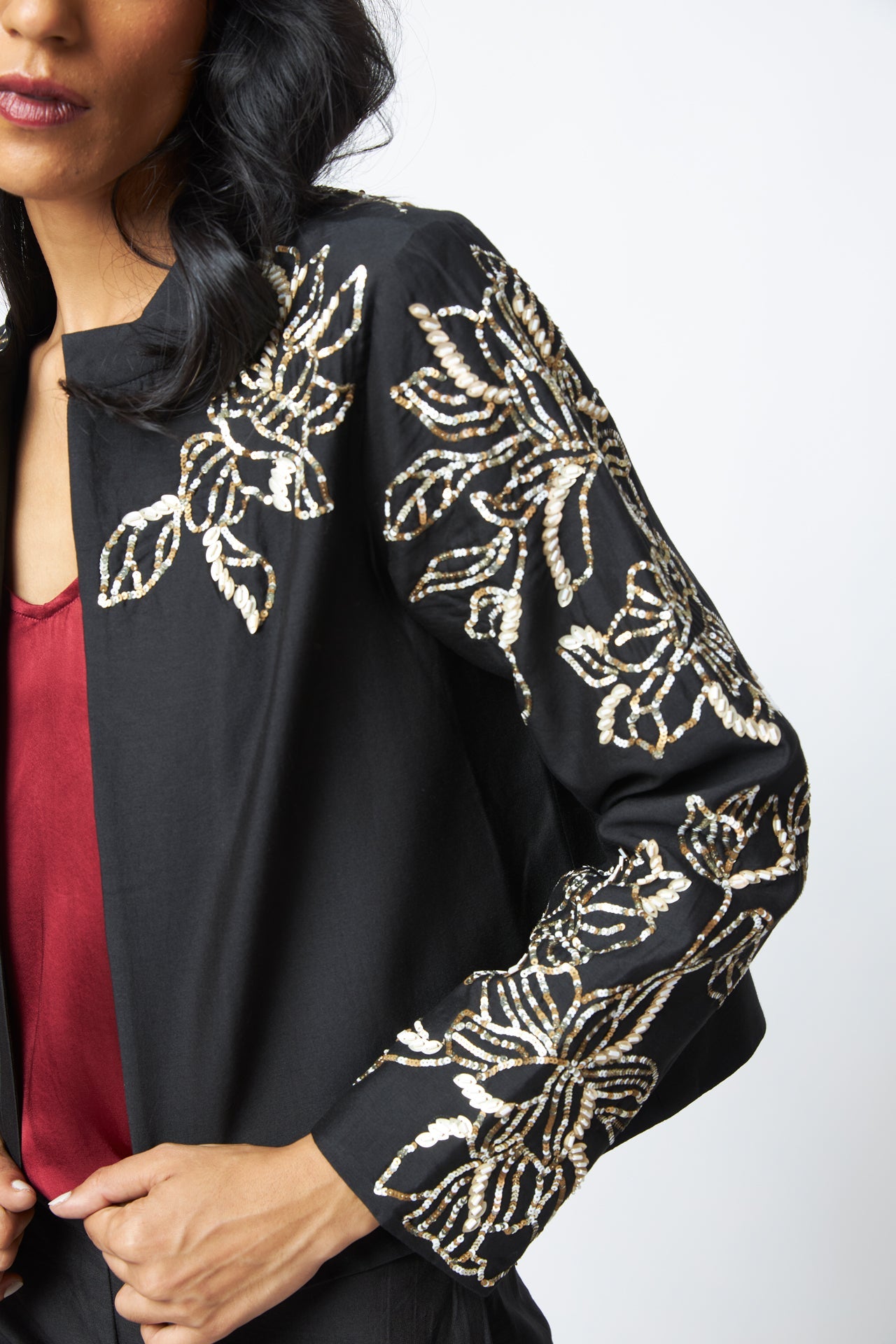 Teresa Sequin Short Jacket & Pant Set