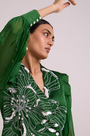 Kenzo Large Flower Blazer Suit