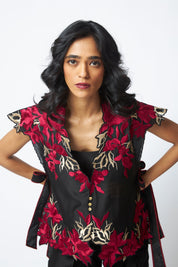 Pilar Floating Cape with Inner & Pants