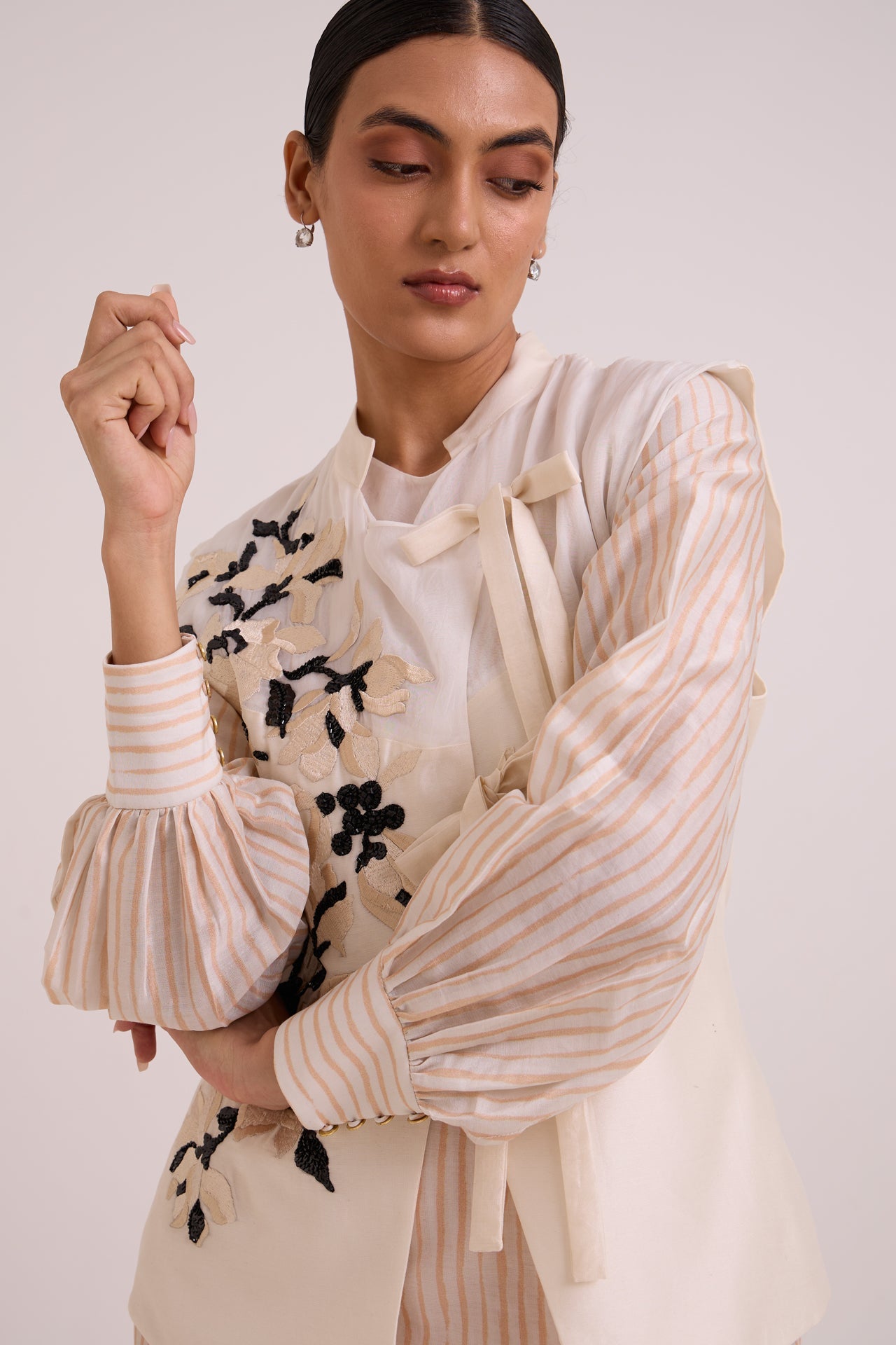 Monroe Diwan Vest with Shirt & Pant Set
