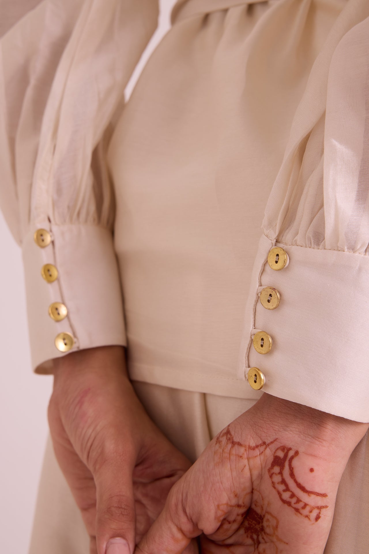Murphy Broach Wrap Top & Duchess Skirt