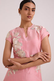 Lizzy Blush Pink Prism Long Dress