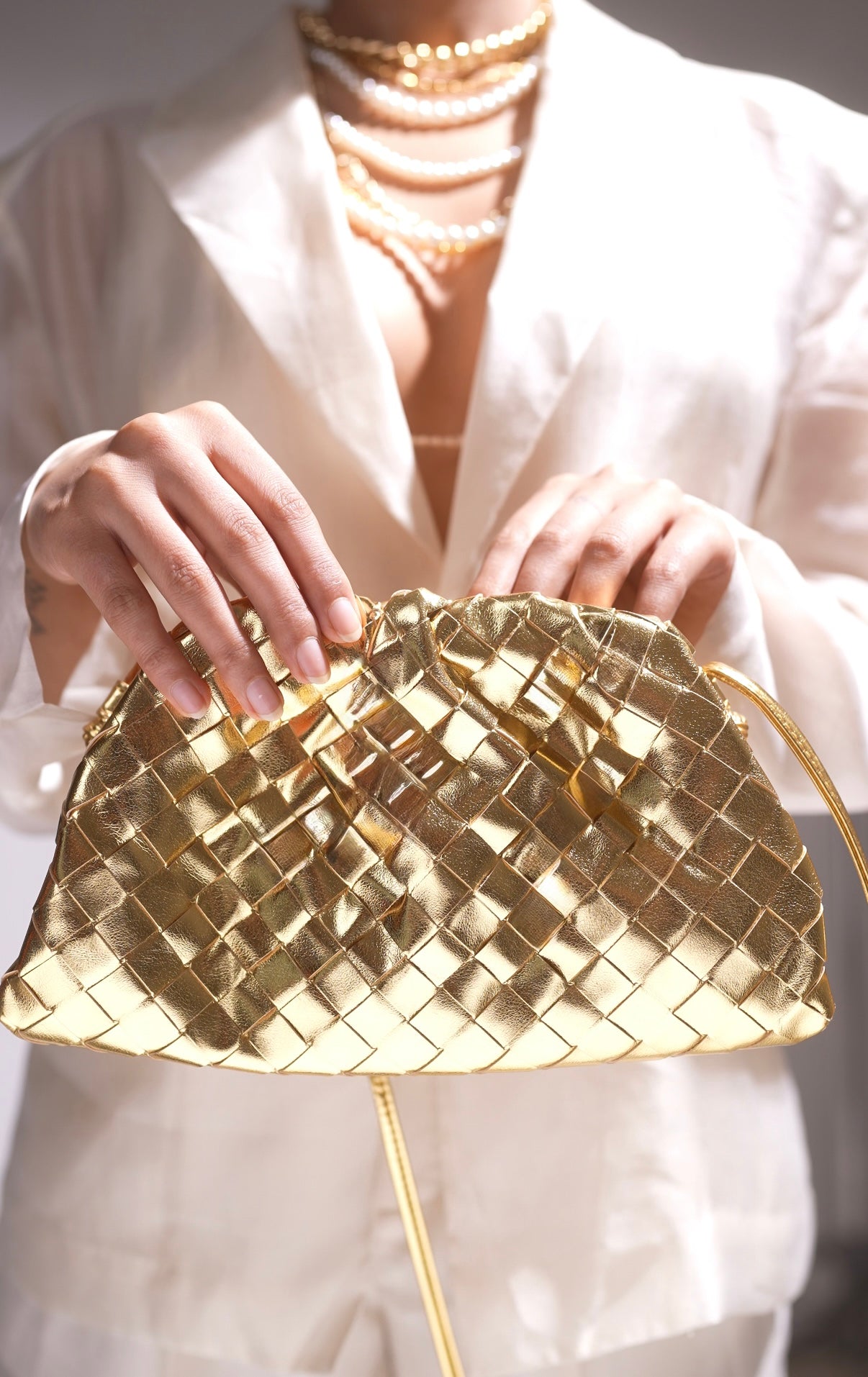 Weaved Sling Bag
