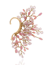 Baby Pink Handmade Gold plated Earcuff For Women