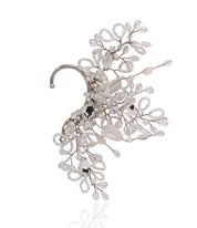 Silver Crystal Shining Stone Earcuff For Starry Night