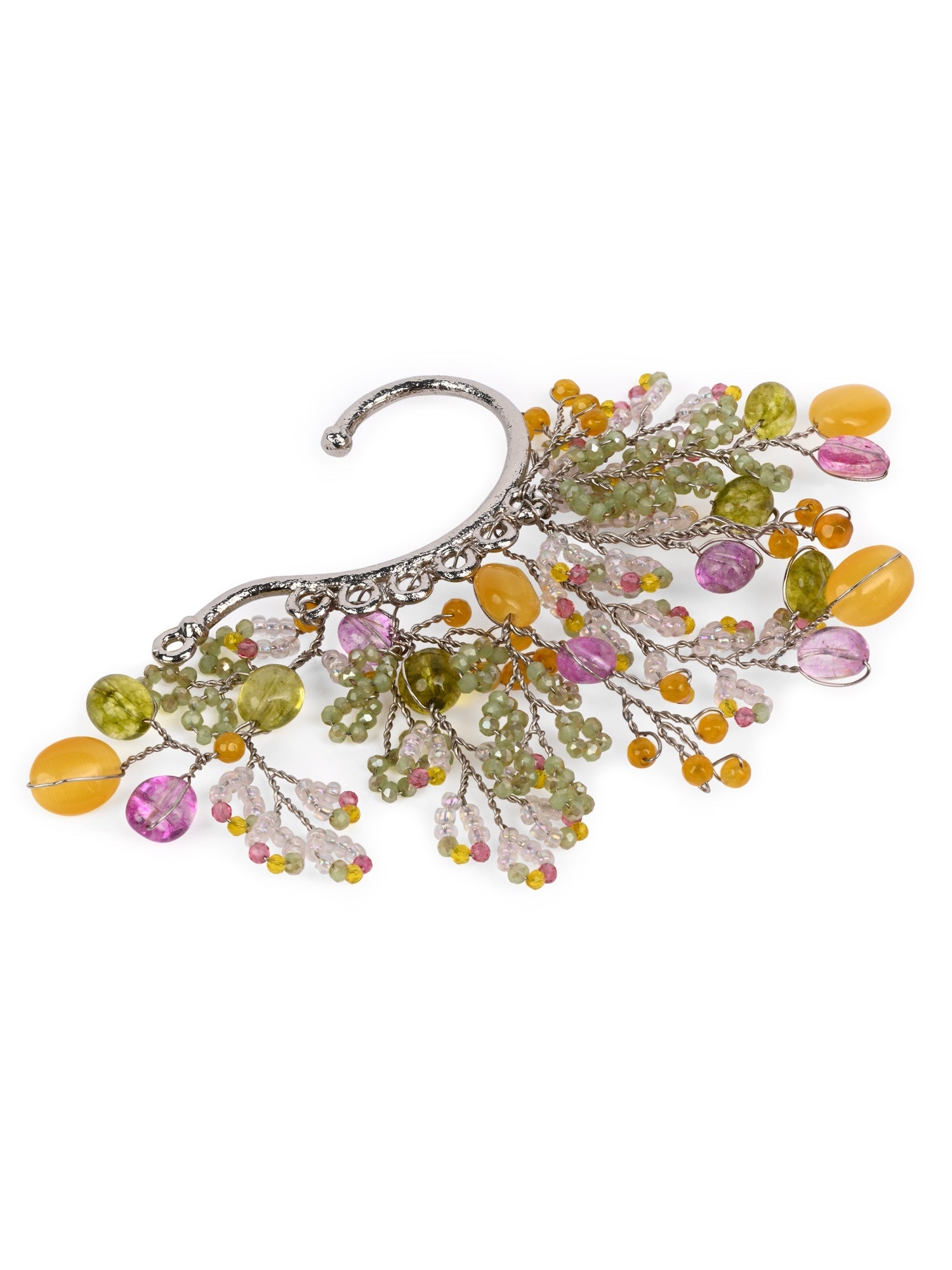 Colourful Haldi Mehendi Wedding Jewelry Earcuff