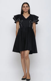 Circular Drama Flare Dress