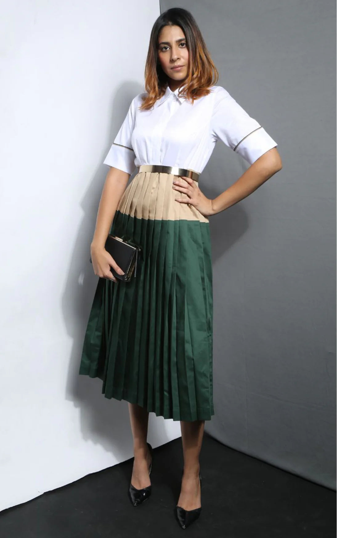 Colour Block Summer Dress