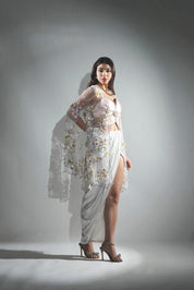 Eden 3d Floral Embroidery Flower Co-ord Set
