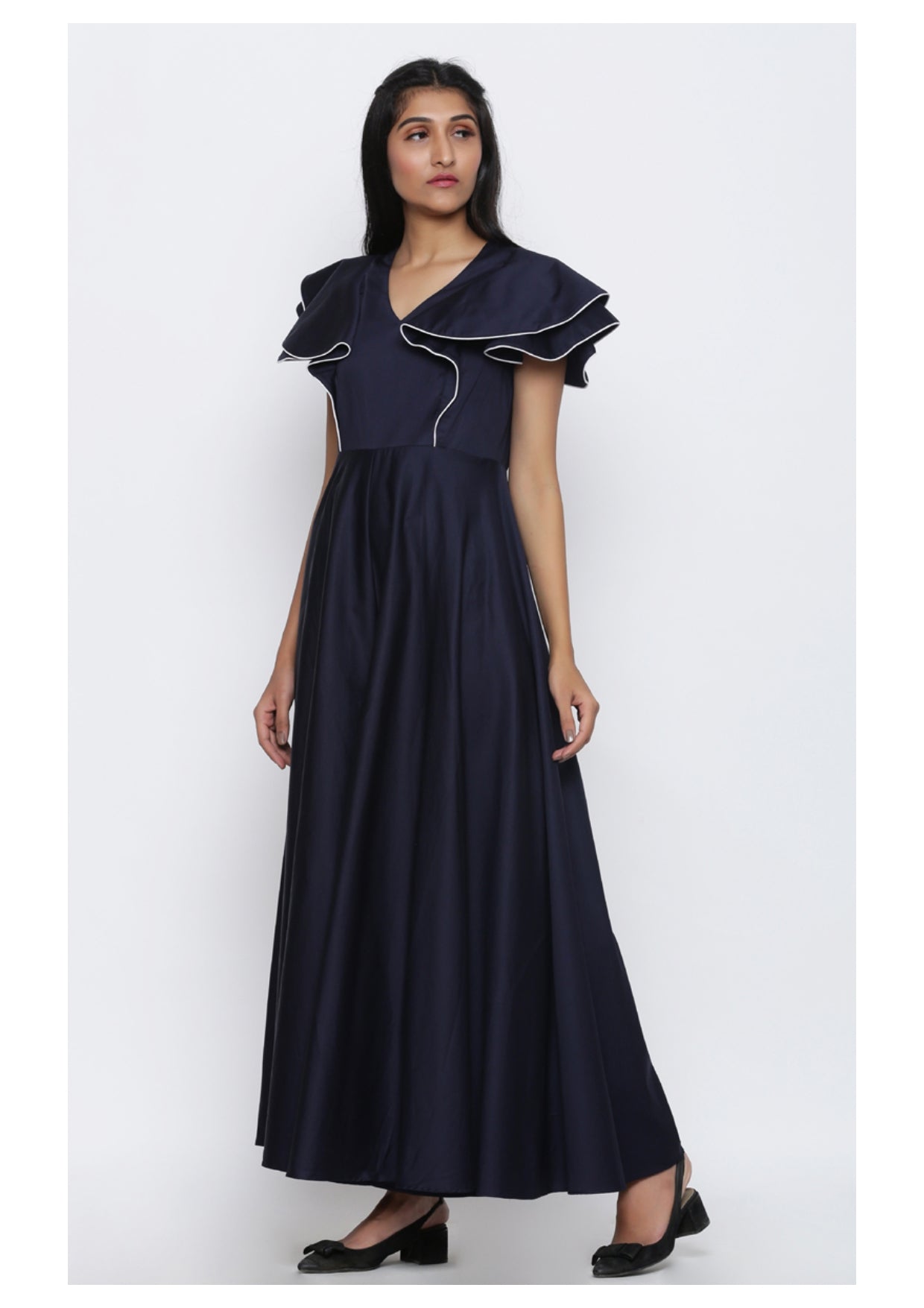 Circular Drama Flare Jumpsuit