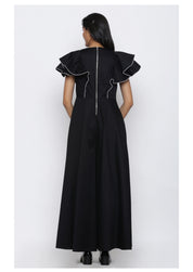 Circular Drama Flare Jumpsuit