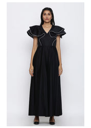 Circular Drama Flare Jumpsuit