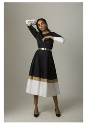 Colour Block Culotte Jumpsuit