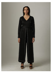 Stitch Line Box Jumpsuit