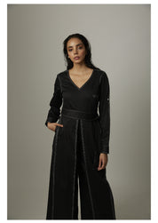 Stitch Line Box Jumpsuit