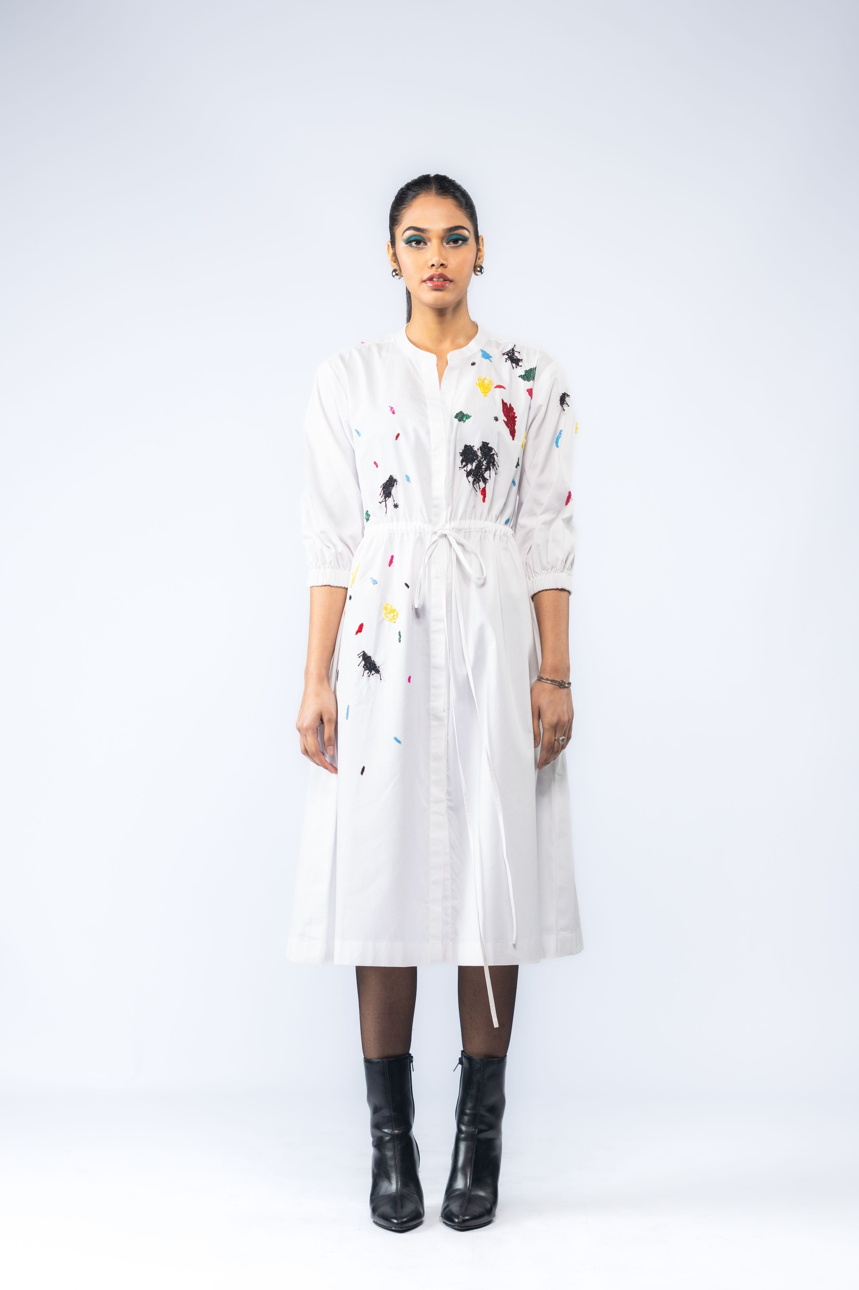 Hand Embroidered Long Dress