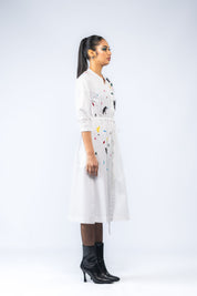 Hand Embroidered Long Dress