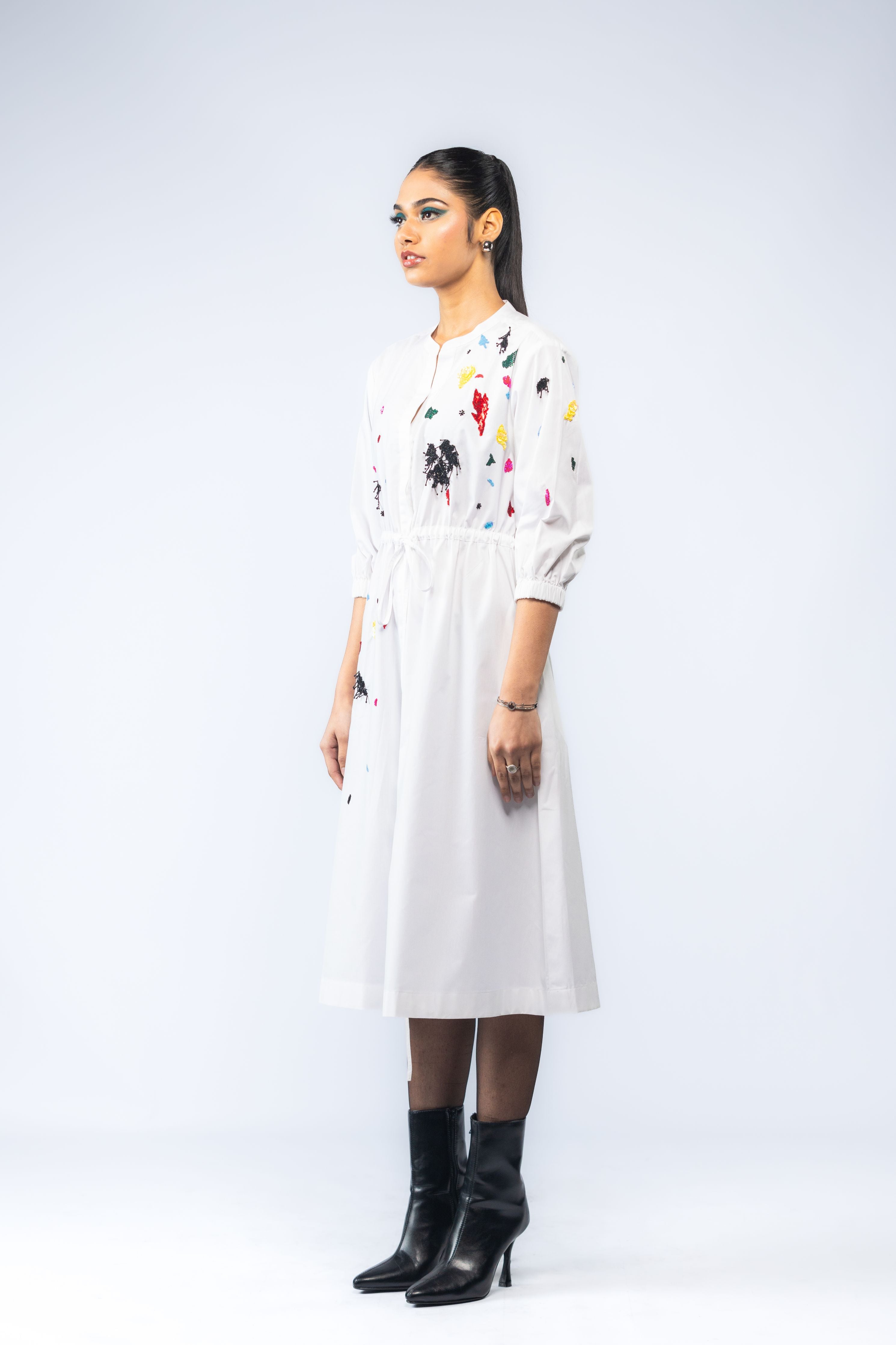 Hand Embroidered Long Dress