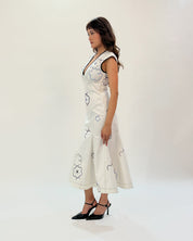 Peony Embellished Dress - Leh Studios