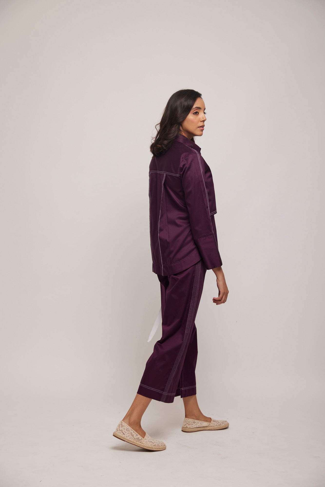 Jacket Katha Shirt With Katha Stitch Pant