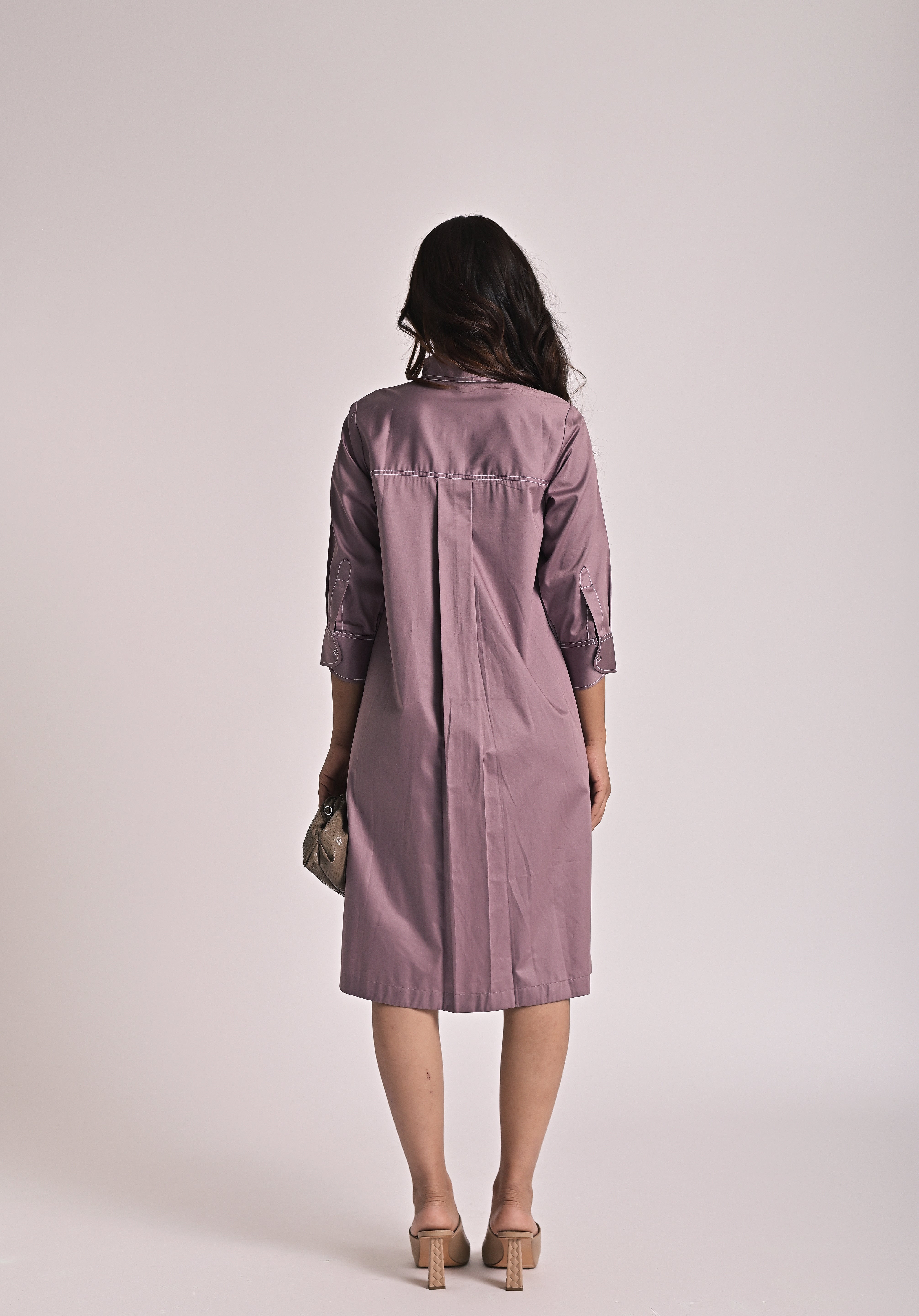 Colour Block Diagonal Dress