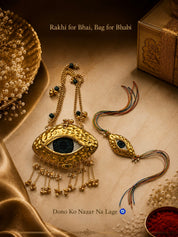 Evil Eye Rakhi & Bag Combo