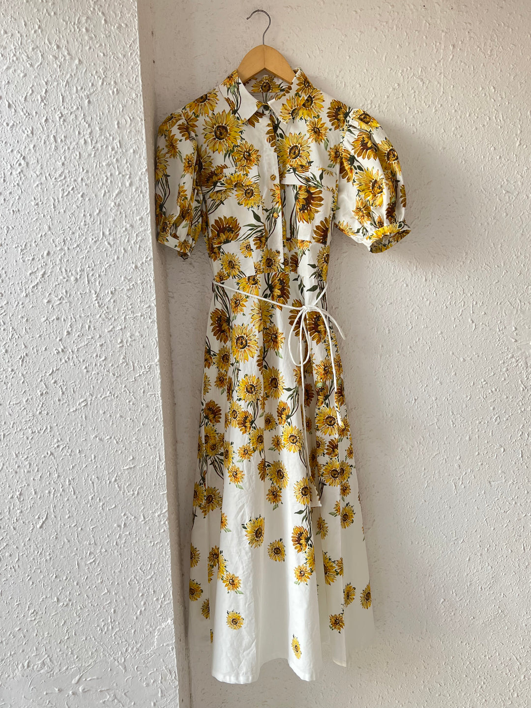 Sunflower Shirt Dress