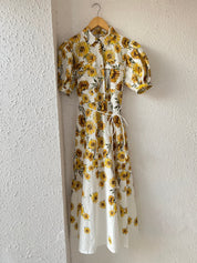 Sunflower Shirt Dress