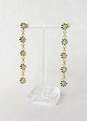 Floral String Dangler Earrings