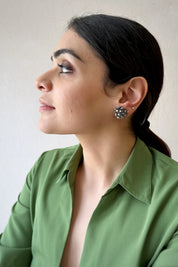Sunshine Mini Pearl Studs Black