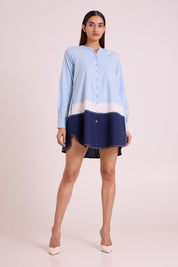 Harbour Beach Blue Short Dress