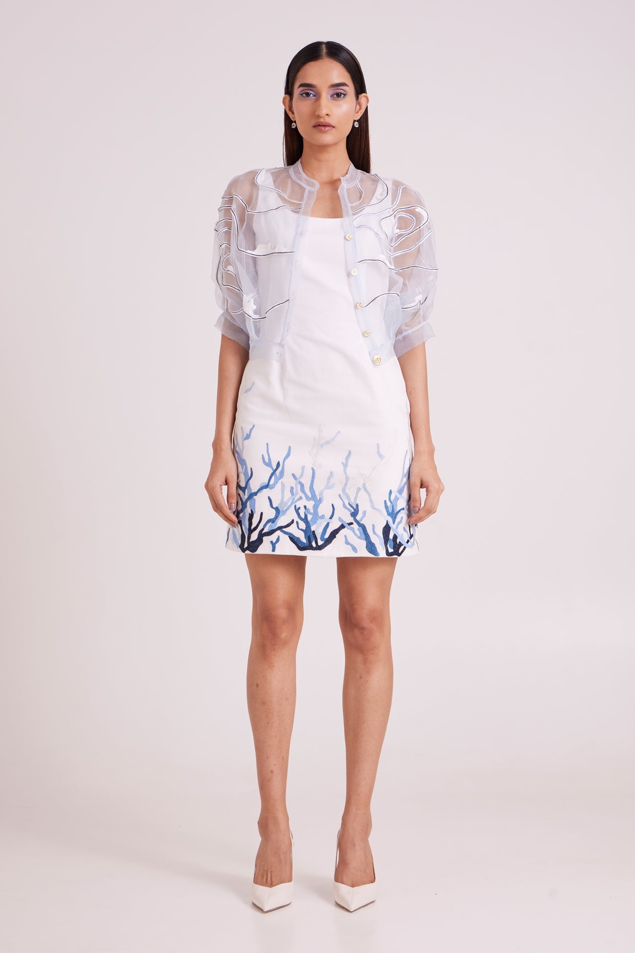 Picabo Lite Denim Short Dress & Misty Bolero