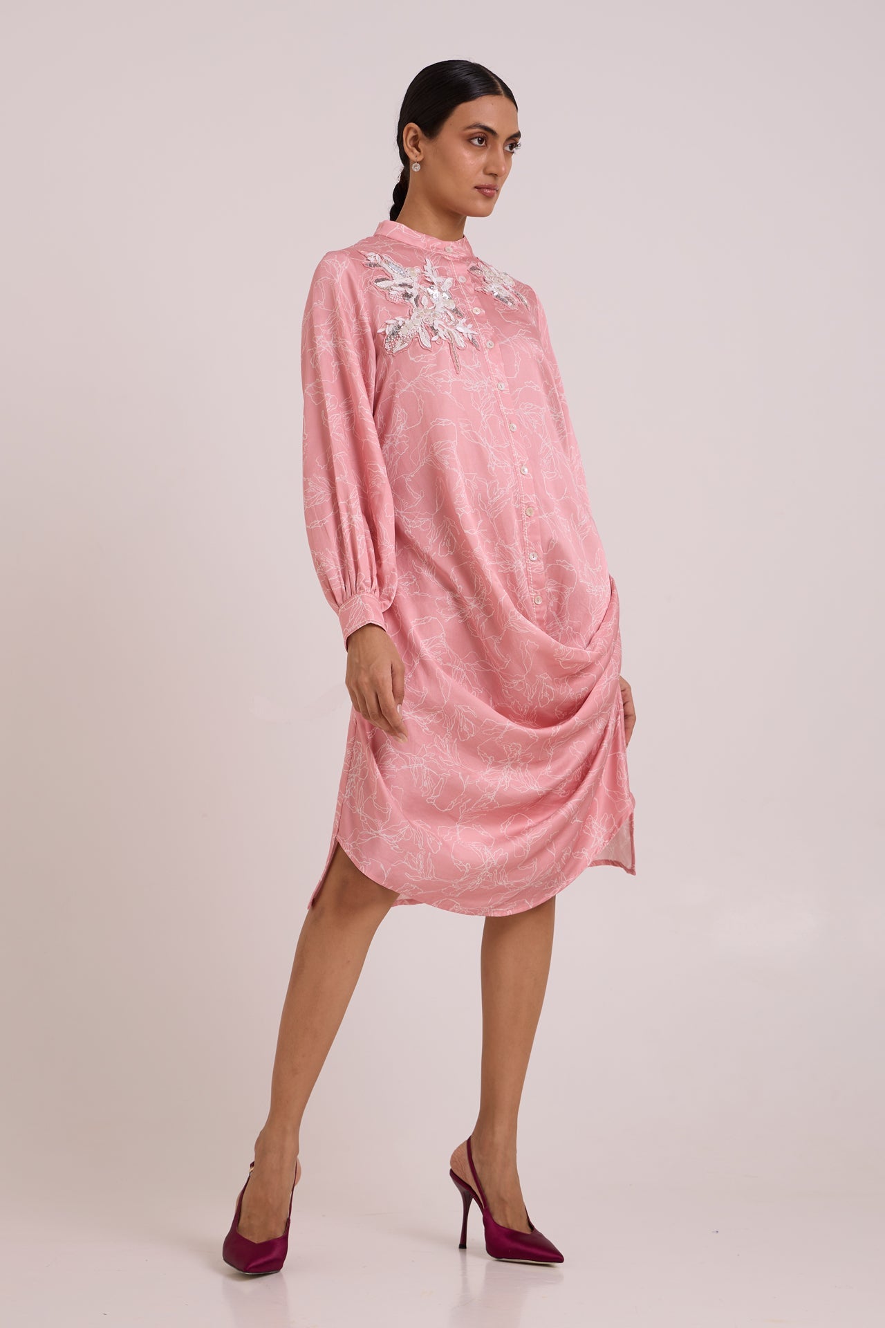 Leya Rose Water Short Dress
